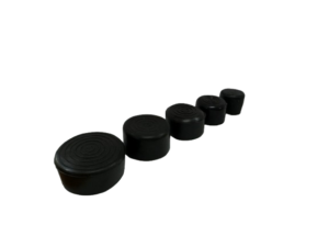 Regatón redondo de caucho