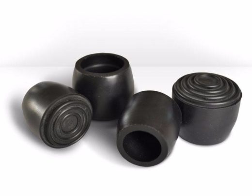 Regatón redondo de caucho